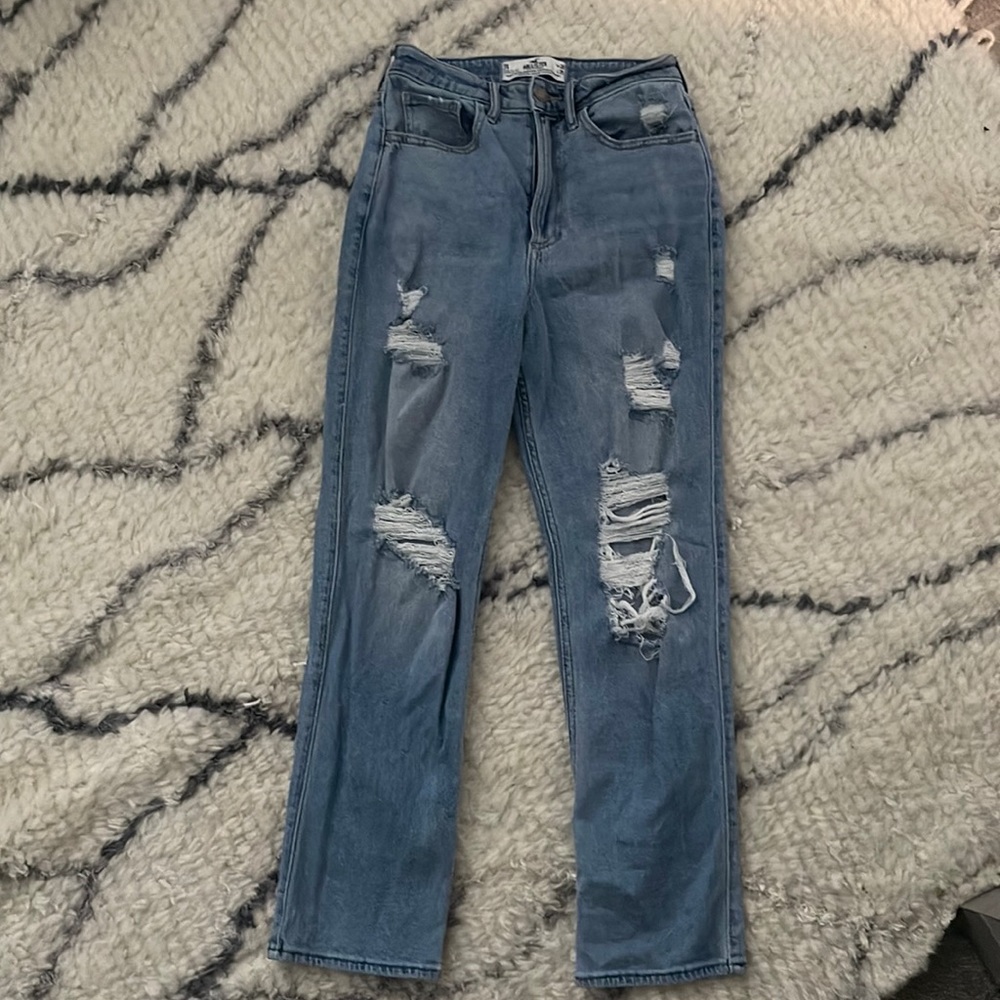 Hollister Co. Hollister Curvy Ultra High Rise Vintage Straight Jeans